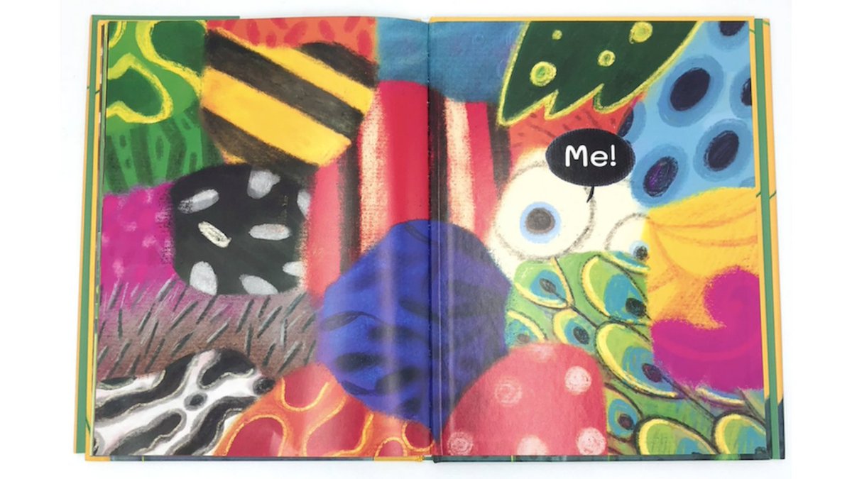 Mel Schuit 📚🍍 (@spiky_penelope) on Twitter photo #Endpapers for the end of your week!
From Chameleon Can Be by <a href="/fariasillos/">Carolina Farias</a>
(<a href="/YeehooPress/">Yeehoo Press</a>, September 2021) #Endpapers for the end of your week!
From Chameleon Can Be by <a href="/fariasillos/">Carolina Farias</a>
(<a href="/YeehooPress/">Yeehoo Press</a>, September 2021)