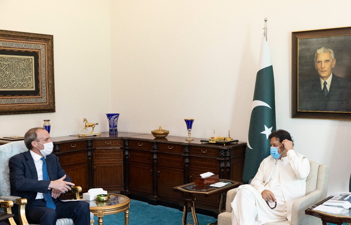 Prime Minister Imran Khan @ImranKhanPTI and I discussed how we’ll work together to support the people of Afghanistan. The international community will judge the Taliban by actions not words.