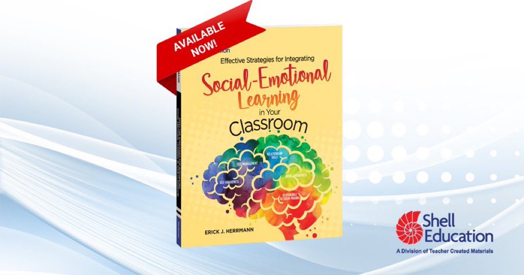 New Release! Want a copy? 🙋🏻‍♀️ DM me…Effective Strategies for Integrating Social-Emotional Learning in Your Classroom by <a href="/erickjherrmann/">Erick Herrmann</a>. Learn how to embed social-emotional learning (SEL) into everyday instruction with valuable strategies: bit.ly/3zDyvlG
#TCMunited