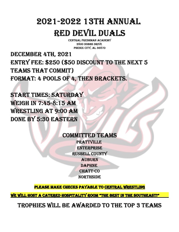 SeWrestle's tweet photo. Need a dual tournament on December 4th?
DM Coach @Gittens41 https://t.co/FxGlWW3pL0