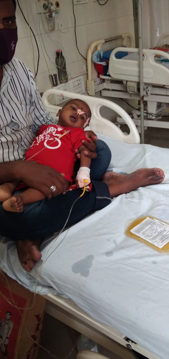 PRASHAN91927072's tweet photo. Requested @rashtrapatibhvn sir,
Support My Little Nephew To Fight Blood Cancer
My  Nephew Baby Of Ravi who is suffering from Blood Cancer and Sickle Cell Anemia and Now he is treated with chemotherapy in MNJ cancer hospital, Hyderabad, Telangana,please save our child https://t.co/umRiHr9Dae