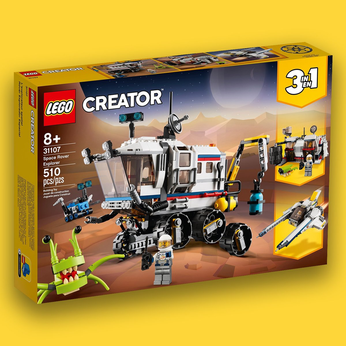 ClickBrickPT's tweet photo. Como não amar-te? 👽😍
31107: Space Rover Explorer . 65€

#ClickBrickPT #EveryBrickIsAwesome #LEGO #Creator https://t.co/gi5p5AEK3p