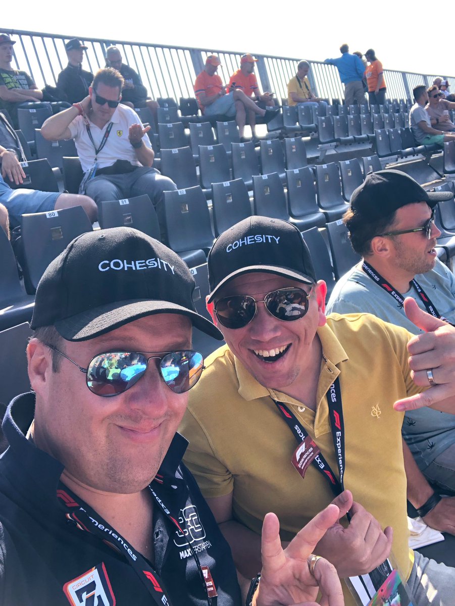 The #CohesityF1 racetrack team! <a href="/DaveStemerdink/">Dave Stemerdink</a>! <a href="/Cohesity/">Cohesity</a> #CohesityF1  #DutchGP