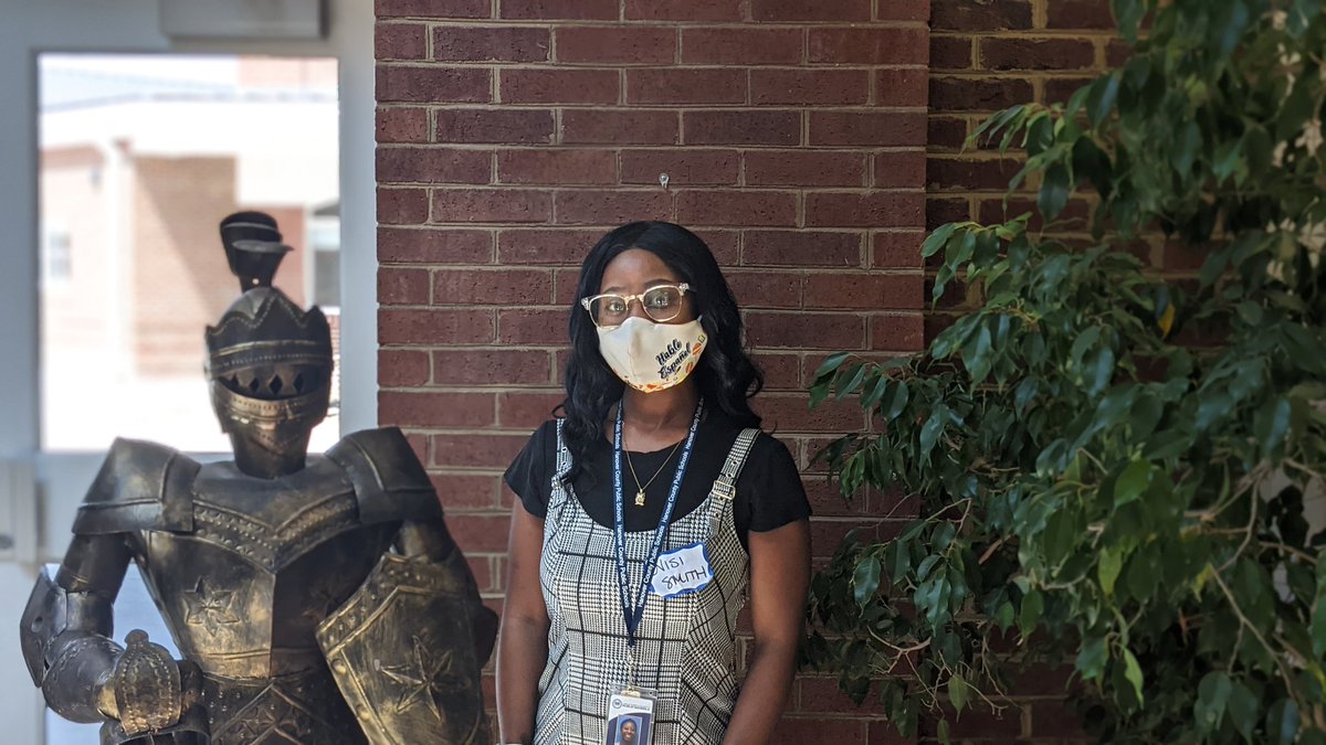 New Knight! Welcome to Señorita Nisi Smith! She is joining our world language department, teaching WL Exploration. She studied at Virginia Tech and abroad in Spain! Fun fact: she enjoys spending time with her 2 year old! #uKnighted