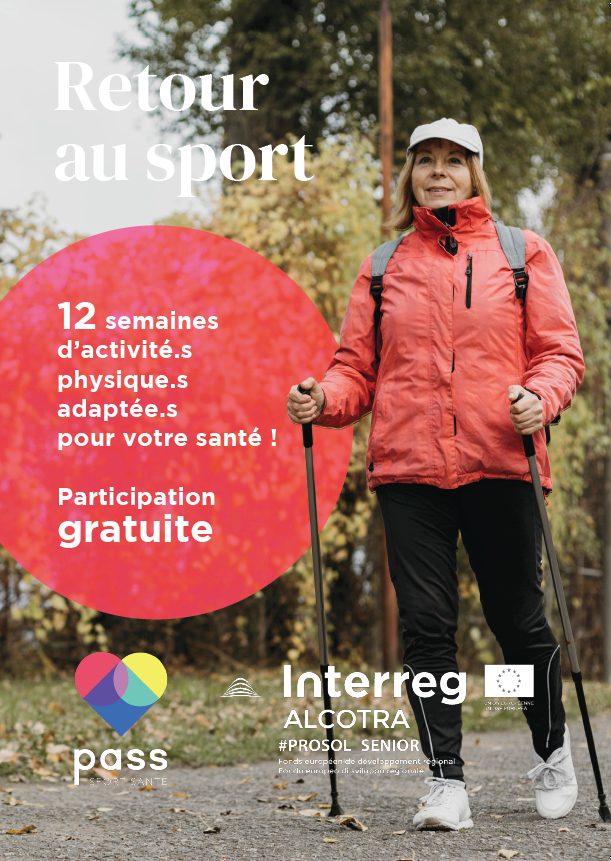 aggloP2A's tweet photo. Inscrivez-vous au programme RETOUR AU SPORT de la Maison Sport Santé de @aggloP2A  pour les personnes de + 60 ans ou atteintes de maladies chroniques
Financé par le #PROSOL_SENIOR @InterregALCOTRA 
#Prévention #BienÊtre #Bienvieillir #Pleinesanté https://t.co/w0RSyWbENk