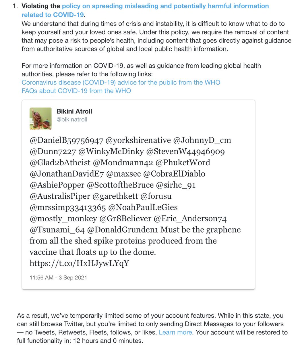 Twitter will make you delete a tweet and limit your account for a very obvious joke.
What are you playing at @TwitterSupport?