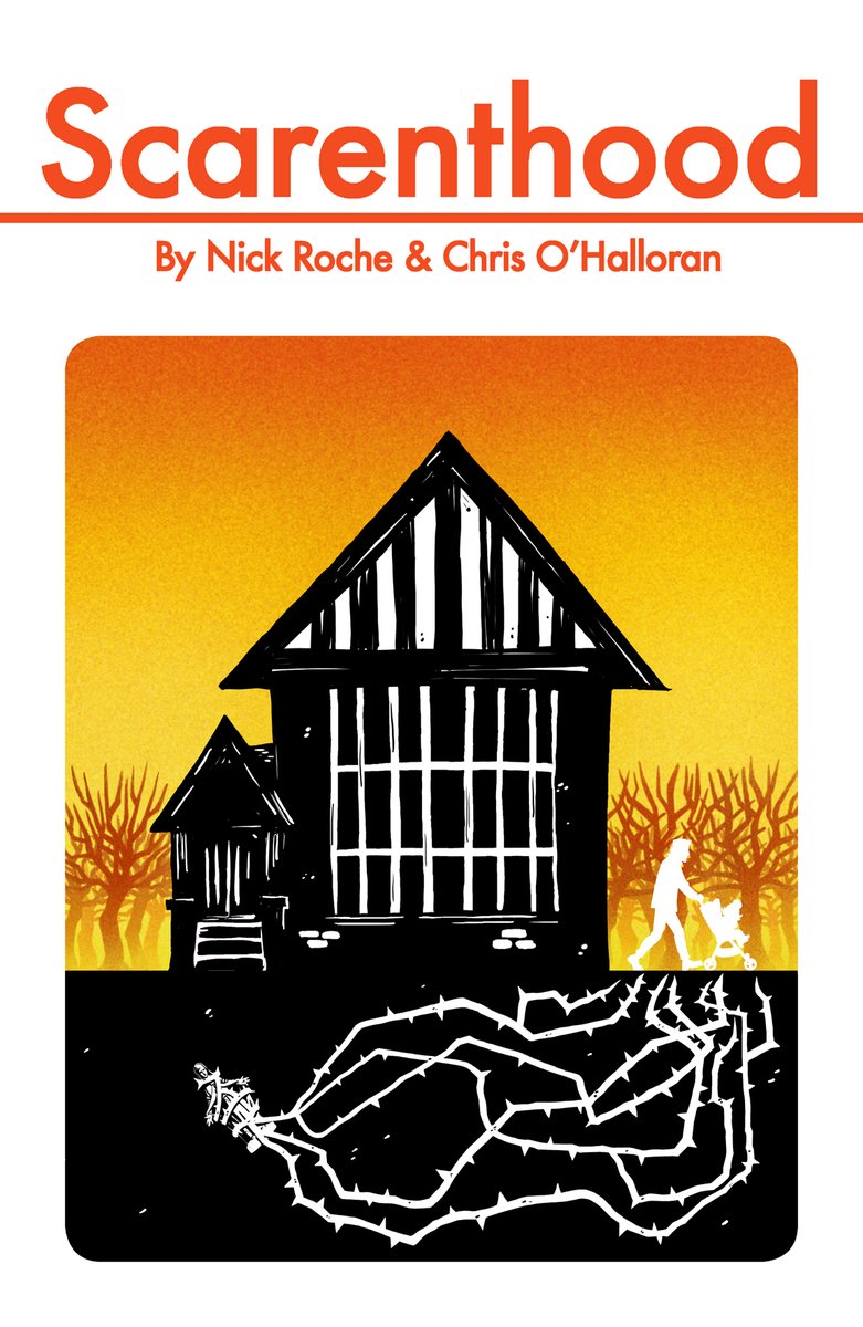NickRoche's tweet image. RETAILERS! This weekend is the FINAL ORDER CUT-OFF for the collected SCARENTHOOD. Four issues of Irish-set comedy horror about ghost-hunting parents. It&apos;s Motherland meets Stranger Things set around an Irish pre-school. By me, @ChrisOHalloran, @robutoid and @IDW_David_M from IDW!