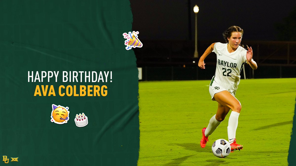 BaylorFutbol's tweet photo. Happy birthday Ava!!! 🥳

#SicEm | #FaithFamilyFutbol ⚽️ https://t.co/WroYoa9fMC