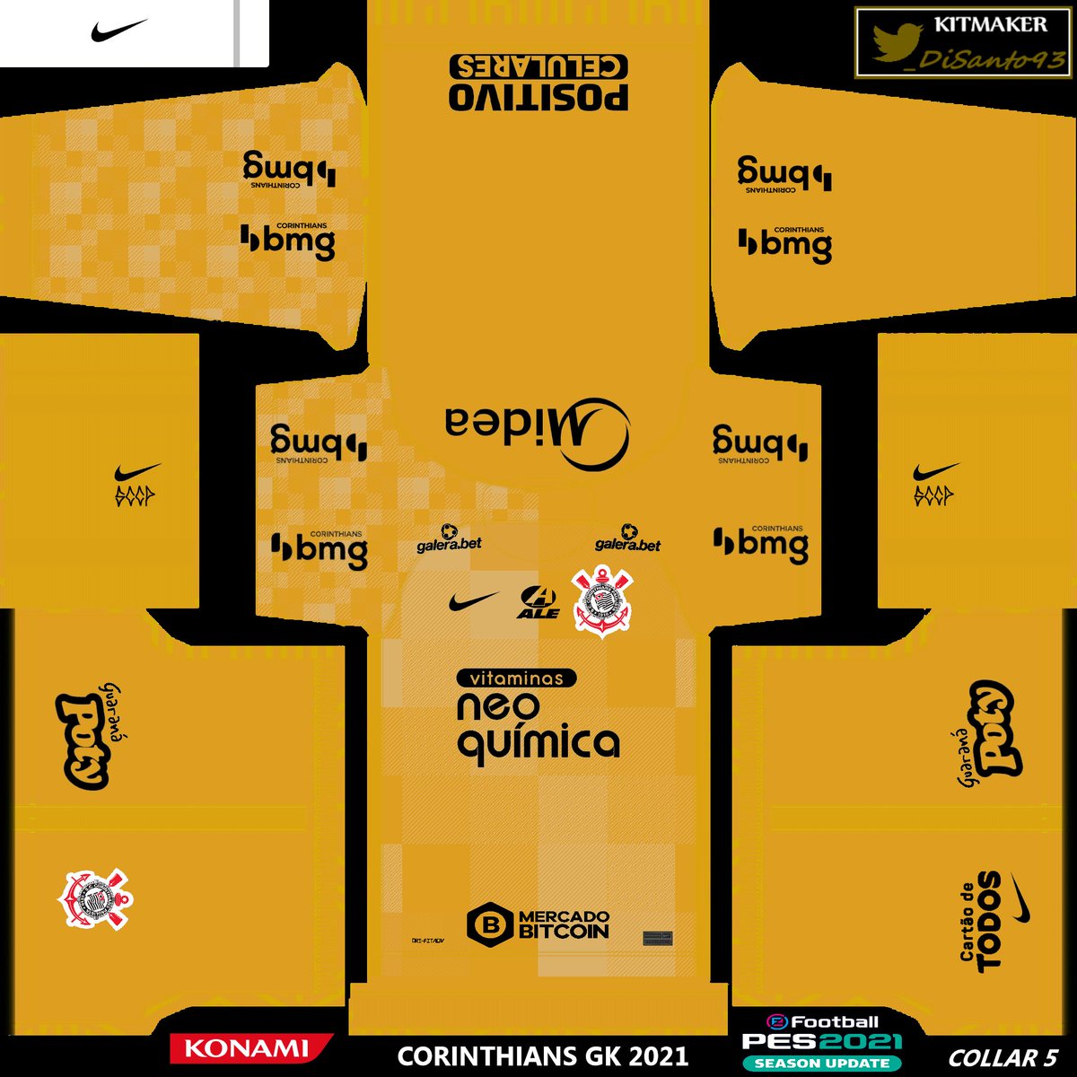 _DiSanto93's tweet image. VOLTEI COMO?

Atualização de kits do @Corinthians para o @play_eFootball disponível para todos em JPEG.

Gosto de usar esse escudo da &quot;Camisa Torcedor&quot;. Não estranhem... rs

#VaiCorinthians #PES2021 #eFootball