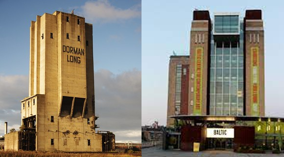 The same but different.. Dorman Long Tower vs Baltic Flour Mill #Teesworks