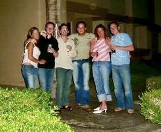 18 years ago today, 6 strangers from all around N.Ireland left as part of the Irish peace process for Palm Desert, CA. Many, many adventures followed.
This is our first night as we just discovered cheap boxed wine! Miss you guys! 
9/3/2003