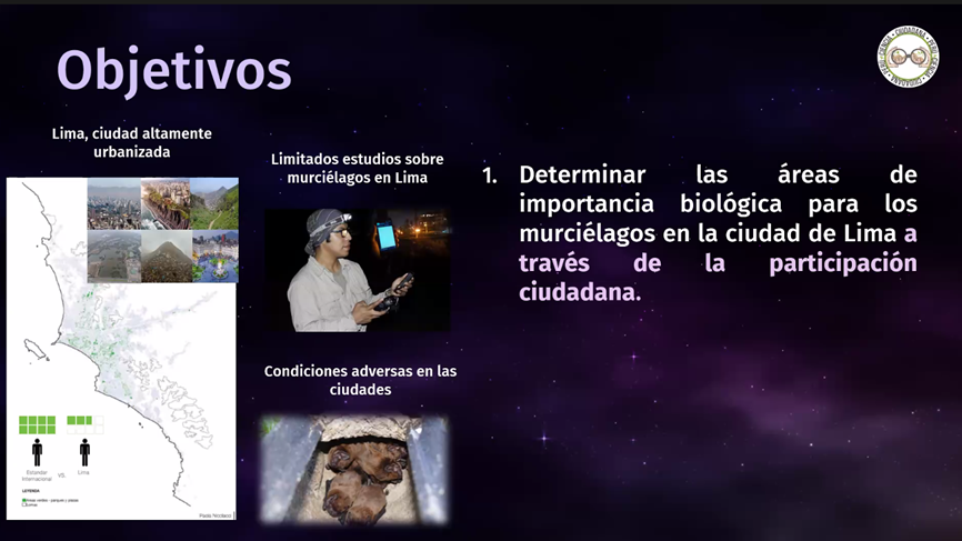 crowdchile's tweet photo. Amanda Vilchez 🇵🇪 y el trabajo de "Monitoreo participativo de murciélagos en Lima, evidencia del potencial de la ciencia ciudadana en el Perú".
En el panel de Medio ambiente en #CongresoCC2021 🦇 https://t.co/70ozvqSyWf