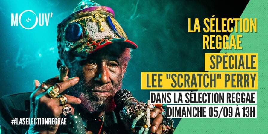 Rendez-vous dimanche entre 13h et 14h sur Mouv'  the French national radio fm pour un hommage à Lee Scratch Perry 🙏🏽❤️📻