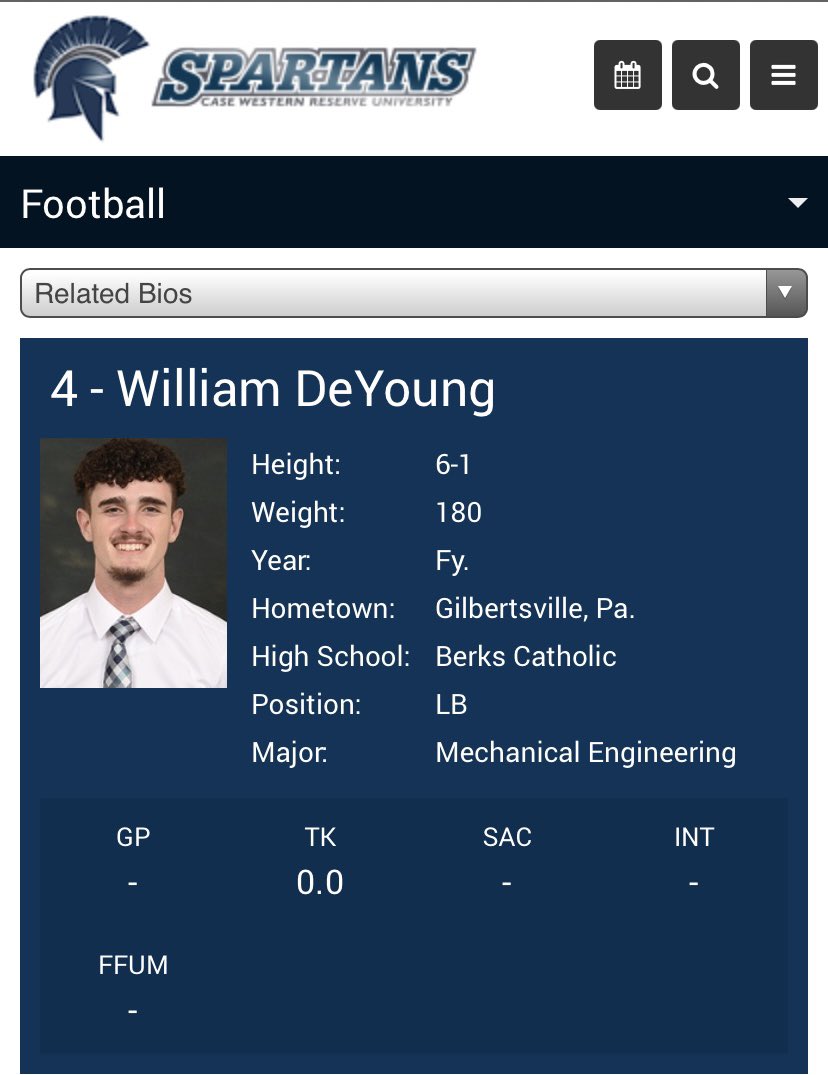 Beginning of a new era for <a href="/deyoung_will/">Will DeYoung</a> this weekend…proud of you and very excited to see how the next four years transpire.