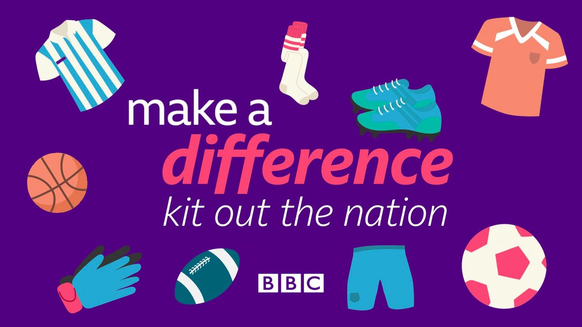 BBCGlos's tweet photo. π’ CALL TO ACTION! π’
If you have any unwanted, good condition - and clean - sports kit, help us KIT OUT THE NATION.
Tune in from 07:00 to hear @NickyPrice launch our new campaign, or visit:
π» https://t.co/FC7suhUjR3
#BBCMakeADifference https://t.co/RSj4LsfsyQ