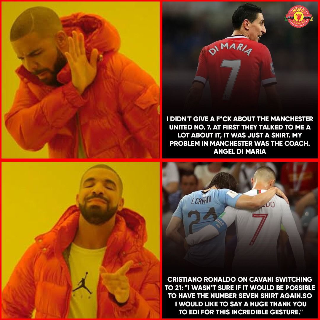 muscrdncr's tweet photo. Class apart in their attitude, both ON and OFF the field! 🔥🔥 #reddevilsncr #ronaldogoals #vivaronaldo #mufc #mufcfans #edicavani #edinsoncavani #edinsoncavani7 #dimaria #dimaria7 #goat #footballlegends https://t.co/PpTzhSvF28