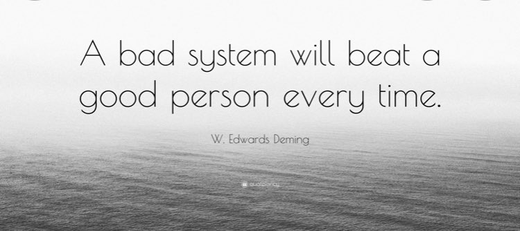 One of the reasons practices in mathematics education are so hard to improve is that reformers take individual teachers as the unit of change. We need to design systems conducive to supporting and enacting the changes we hope to see. #mtbos #iteachmath #equity