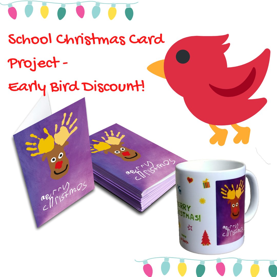 2 weeks today and counting! Our Early Bird Discount for the HUGE Christmas Card Project fundraiser deadline is the 17th September! Make sure to get all your fabulous artwork back to us to bump your fundraising to the max.

#christmascardproject #schoolfundraising #primaryschool