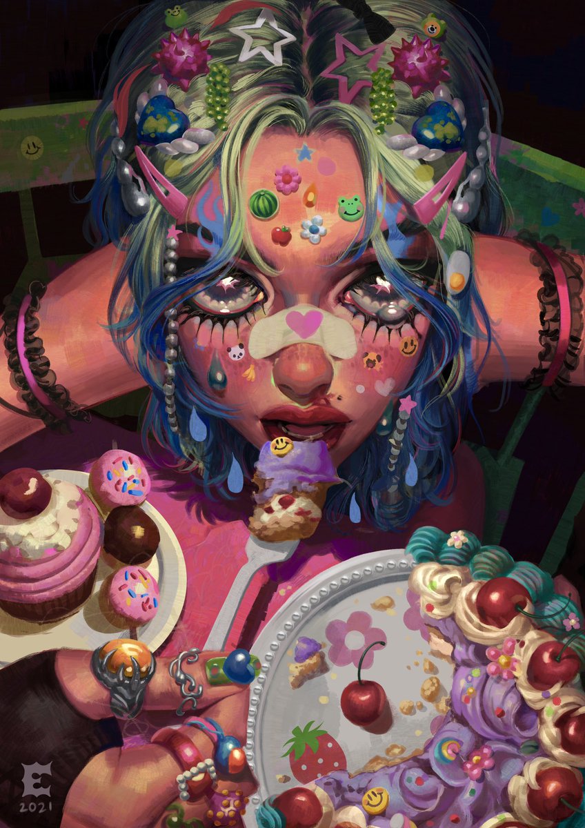 eunpyon's tweet image. 🍰🍭Midnight Snack 🍭🍰