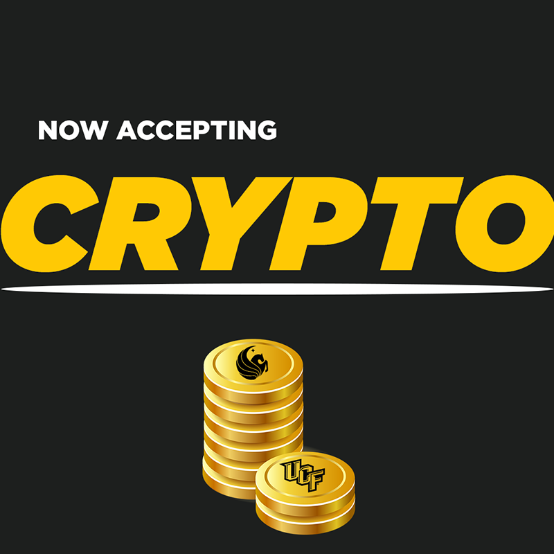 UCFALUMNI's tweet photo. TO. THE. MOON! 🚀

UCF officially accepts Cryptocurrency donations 💰
