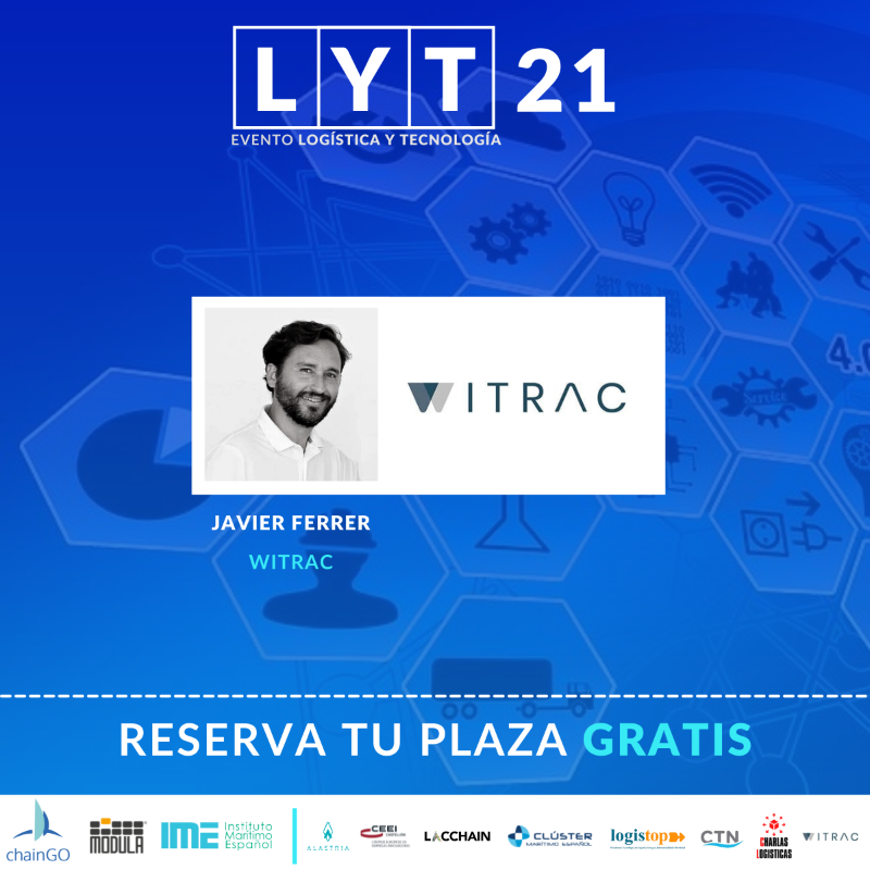 WitracRTLS's tweet photo. 📣  Tenemos el placer de anunciaros que el próximo 29/09 nuestro CEO Javier Ferrer hablará en #LYT21 sobre cómo optimizar los procesos logísticos gracias al Internet de las cosas industrial #IIoT y a la aplicación de Inteligencia Artificial #AI y Machine Learning #ML