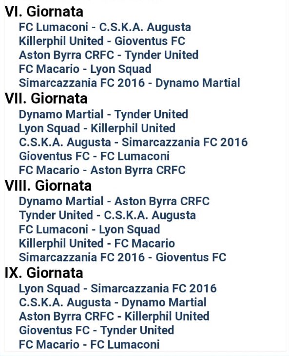SimarcazzaniaFC's tweet photo. È stato sorteggiato il #calendario per il prossimo #Campionato di #FantalegaDurex! L’esordio è contro l’@F_C_Macario al #Castellani. #NewFirm al #turno4, poi #ClassicodiFantalega e #DerbyDellAstio al 6º e 7º.Di seguito anche il programma della #CoppaControl. #avantiTartuche🐢💛💙 https://t.co/VBKxgpDeMe