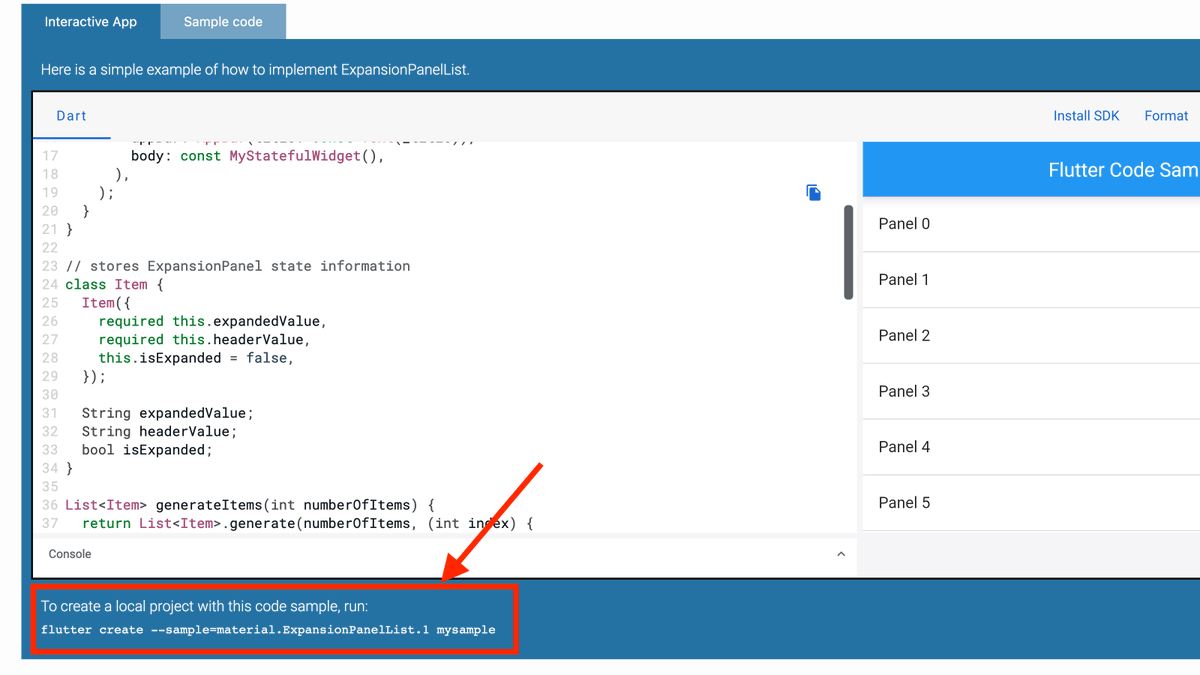biz84's tweet image. Did you know?
You can use `flutter create --sample` to test many of the widgets in the Flutter documentation. 👇
#FlutterTip