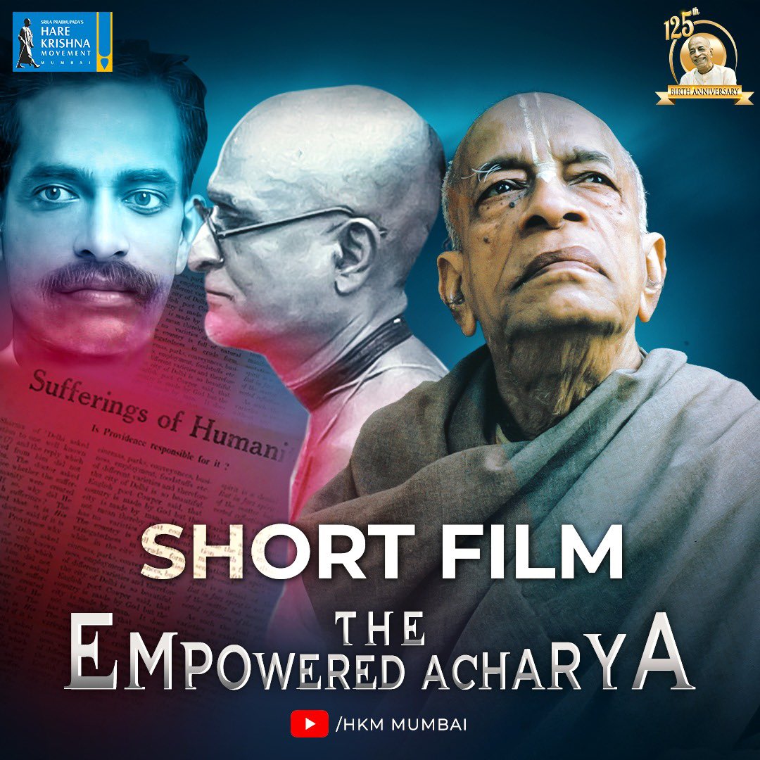 Mohit Gaur (@mohitgaur7991) on Twitter photo Please watch this brilliantly inspirational Short Film on the life of His Divine Grace AC Bhaktivedanta Swami Prabhupada, by <a href="/_hkmlife/">HKM Mumbai</a> All Glories to Srila Prabhuapda 🙏🏻🦚#prabhupada125 #prabhupada #srilaprabhupada #HareKrishna youtu.be/vUyQPxOmGpo Please watch this brilliantly inspirational Short Film on the life of His Divine Grace AC Bhaktivedanta Swami Prabhupada, by <a href="/_hkmlife/">HKM Mumbai</a> All Glories to Srila Prabhuapda 🙏🏻🦚#prabhupada125 #prabhupada #srilaprabhupada #HareKrishna youtu.be/vUyQPxOmGpo