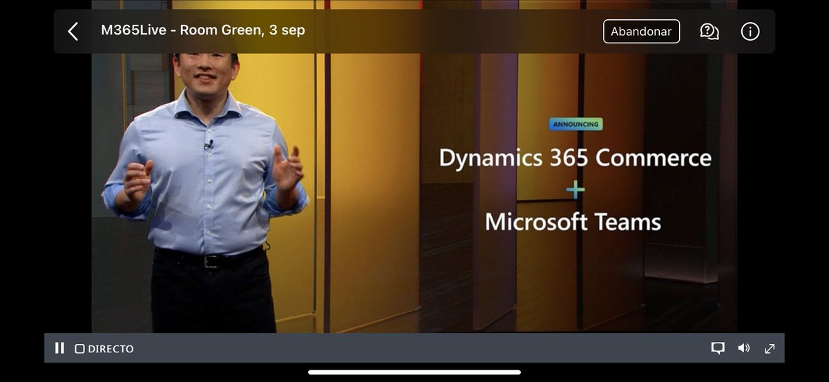 fchiquiza's tweet photo. Power Bi y Dynamics 365 se toman el @m365live #Microsoft365Live!!! #m365live https://t.co/2Lgm73DDnT