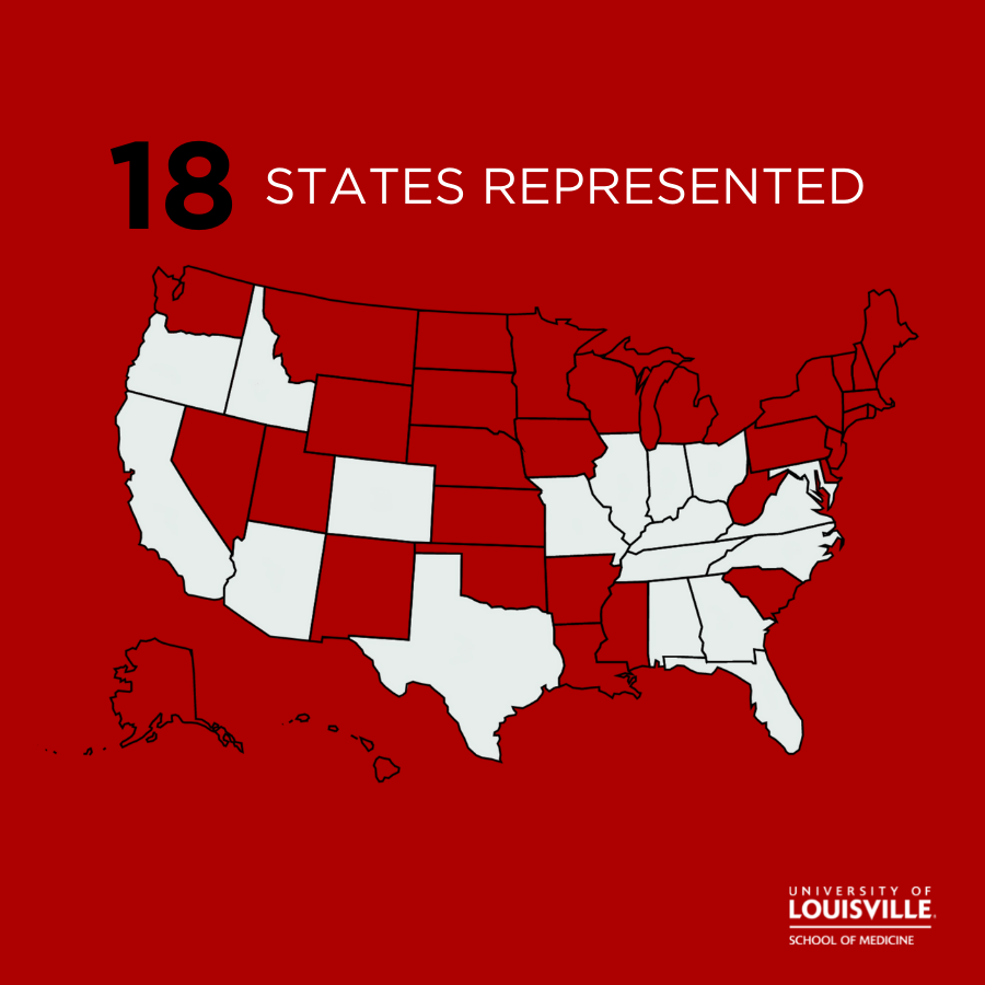 uoflmedschool's tweet photo. Happy Friday UofLSOM!
You asked, and we listened: here are some facts about our #classprofile
#medschool #medschoollife #statistics #demographics #happyfriday #medtwitter https://t.co/4V4b47Uu8i