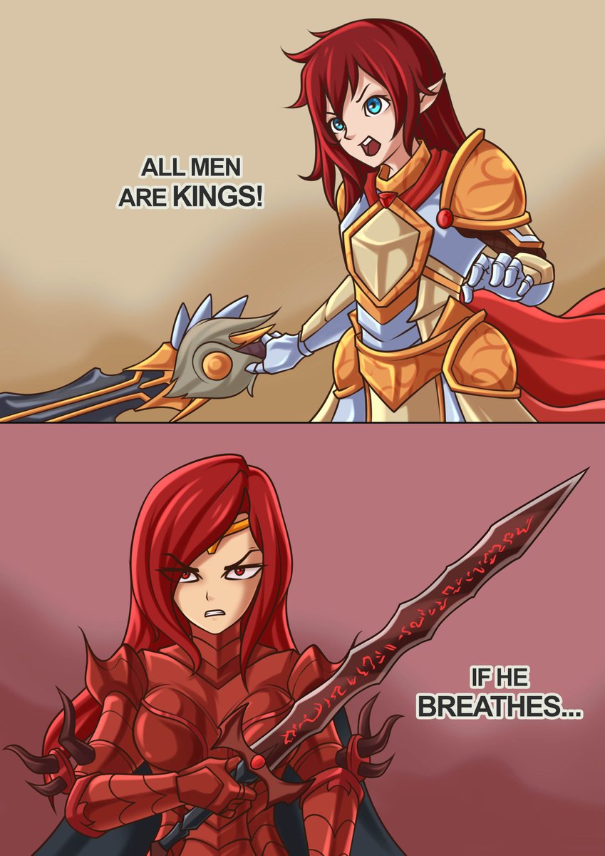 Commissioned meme parody by @JeffTechnoWizAQ Gravelyn vs Taini Thanks for t...