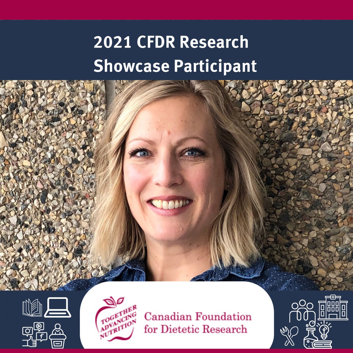 Congratulations to CFDR Research Showcase Participant, Melanie Warken MSc ,RD 🎉   Read her high scoring abstract: "A contradicting reality – unhealthy food environments in publicly funded facilities that support wellness" here: bit.ly/2YezUBh