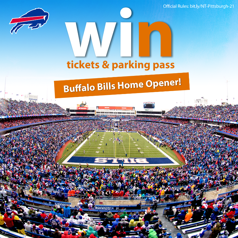 NorthtownAuto's tweet photo. FOLLOW us @northtownauto and
RT this post for a chance to win!!

We're giving away a pair of tickets &amp; parking pass to the Buffalo Bills HOME OPENER vs. Pittsburgh on Sunday, September 12th 🎉

* One winner selected Friday, September 10th https://t.co/BxZR19psbR