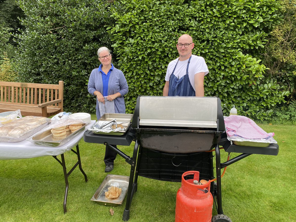 TerringtonHall's tweet photo. Staff &amp; families bbq to round off our inset days #terringtonspirit #stafftraining #staffinset #backtoschool https://t.co/irFBeHCRdD