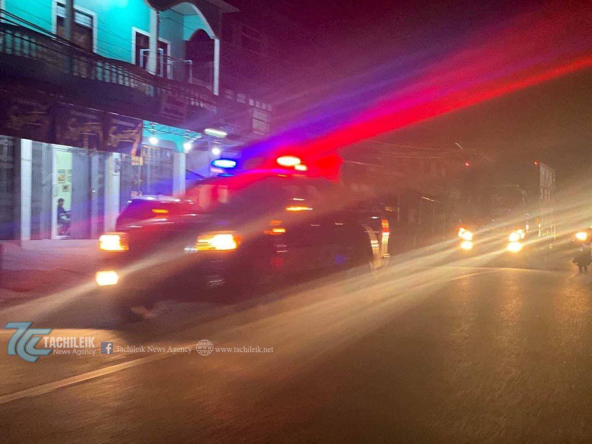 In Kengtung township, Shan state tonight, the military called for security, police car and fire trucks disguised as mobs were seen wandering around for no apparent reason. #WhatsHappeningInMyanmar  #Sep3Coup
