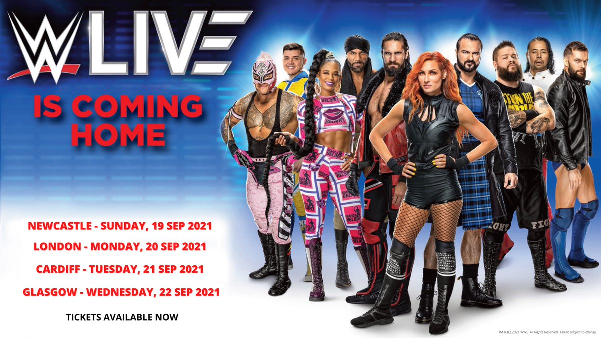 WWE UK UNIVERSE, see you in 16 DAYS! 

#WWEUKTour #WWEIsComingHome 
TICKETS: ticketmaster.co.uk/wwe-live-ticke…