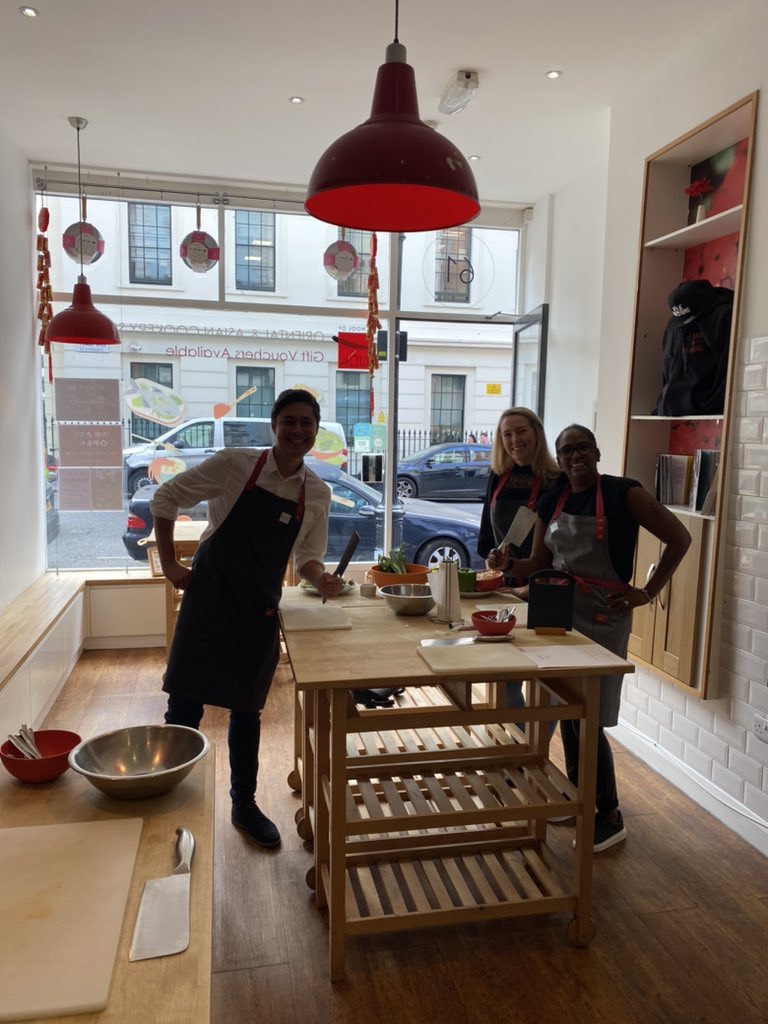 mcwilliam831's tweet photo. Fantastic day, team building with the London Region team. Everyone did a great job cooking Japanese food for local homeless charities and lucky a bit for ourselves for lunch. 
Thank you @schoolofwok for a fab day.
#bestteam #cygnetheath https://t.co/NAJGrRvdPi