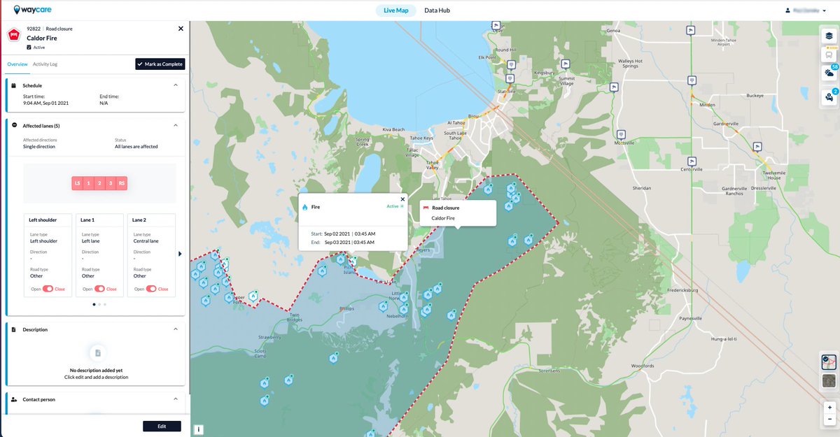 WaycareTech's tweet image. Our team has worked through the weekend to release new extreme weather alerts. This has proven critical in areas affected by the hurricanes and wild fires, providing our local partners with tools they need to manage throughout. Our thoughts are with those who are affected.
