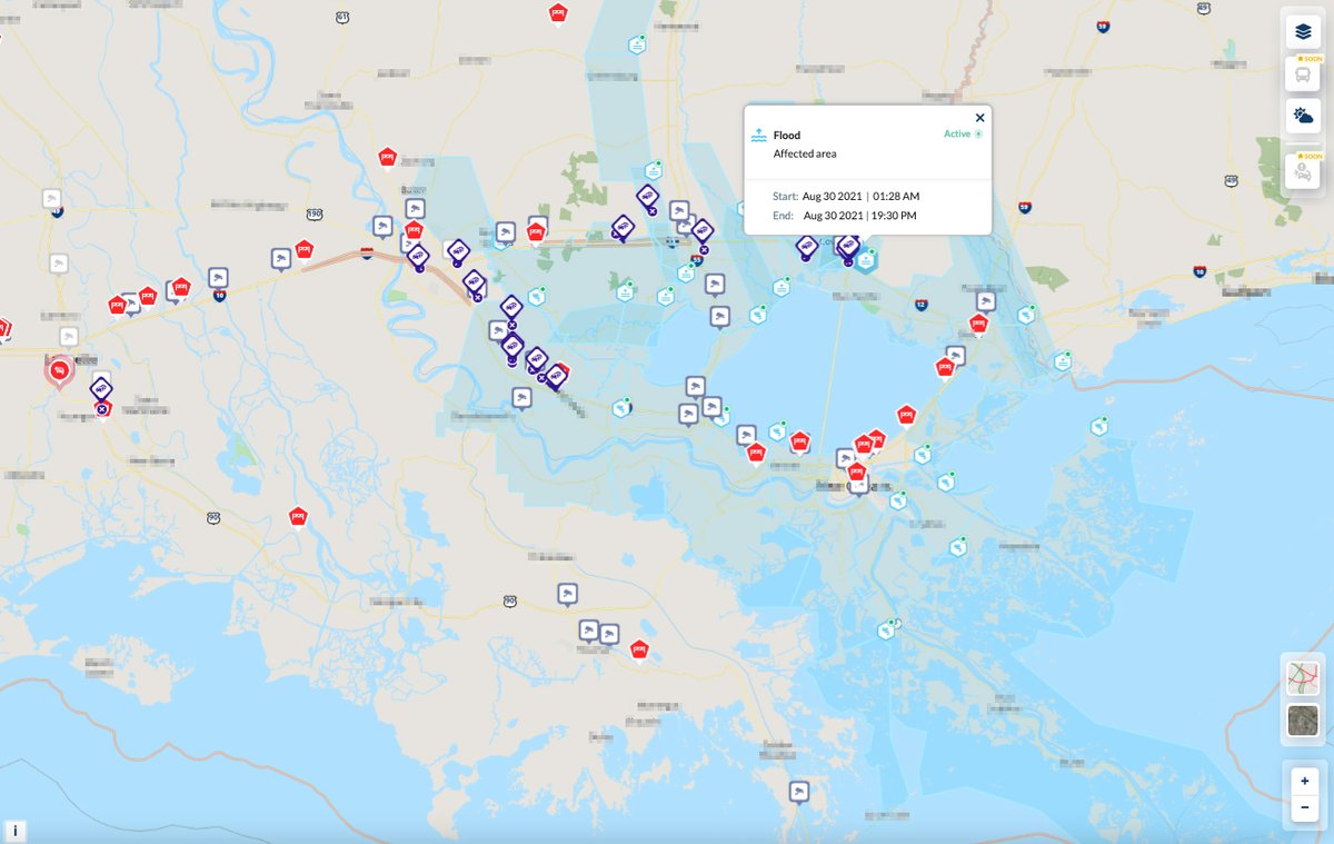 WaycareTech's tweet image. Our team has worked through the weekend to release new extreme weather alerts. This has proven critical in areas affected by the hurricanes and wild fires, providing our local partners with tools they need to manage throughout. Our thoughts are with those who are affected.