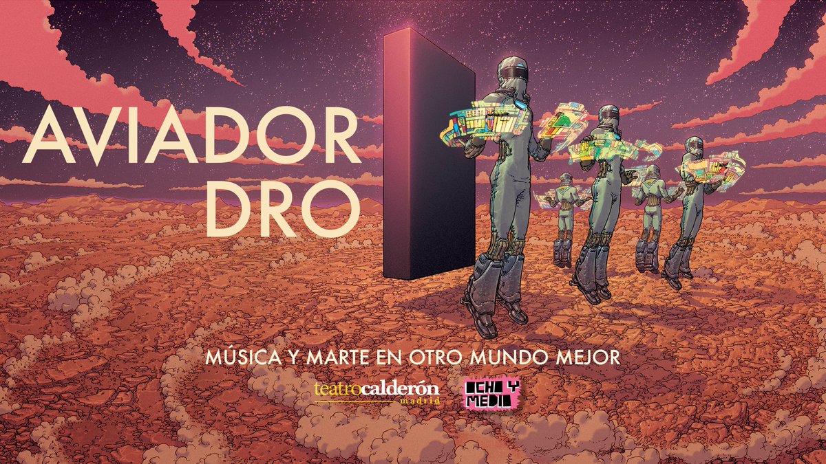 El 4 de Septiembre viajamos a Marte desde Madrid. ¿Nos acompañas? Concierto a partir de las 21:00 y charlas previas sobre el planeta rojo. Entradas a la venta en el link. 
butacaoro.com/espectaculo/av…