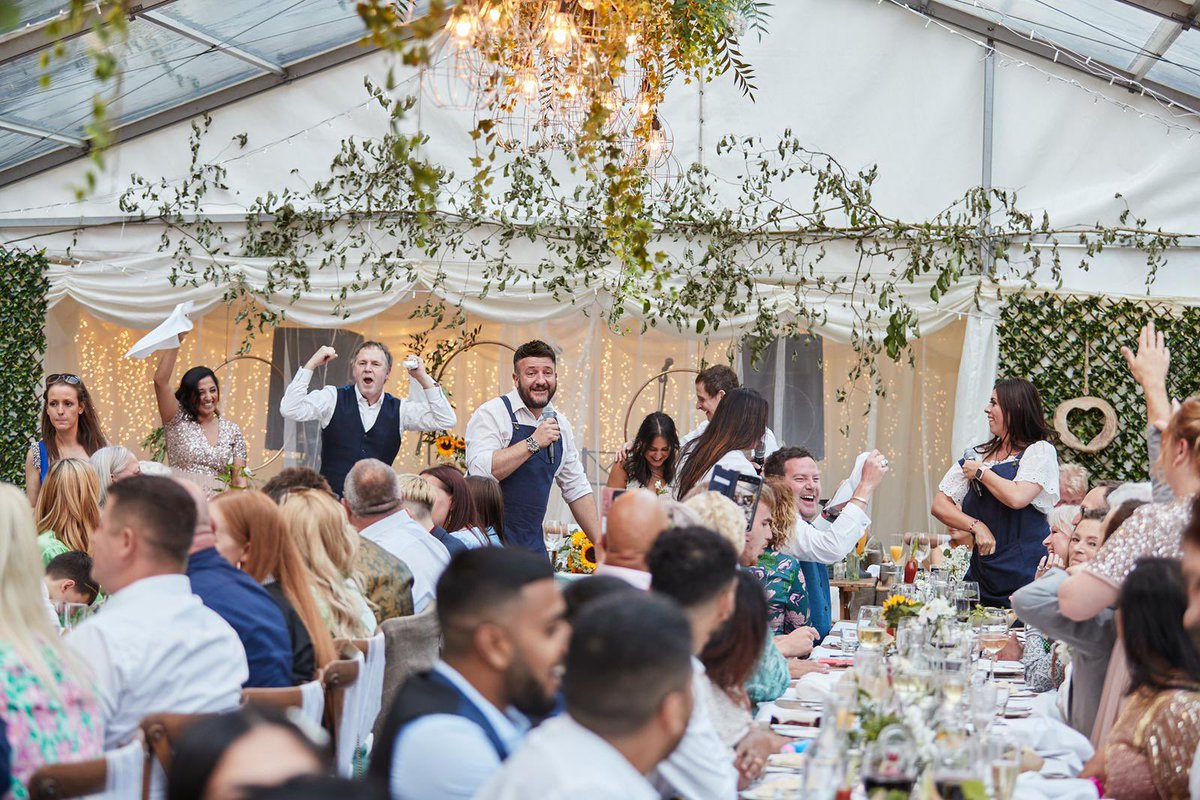 So may wedding in one week! #waitersurprise #singingwaiters #weddings #surprise #party