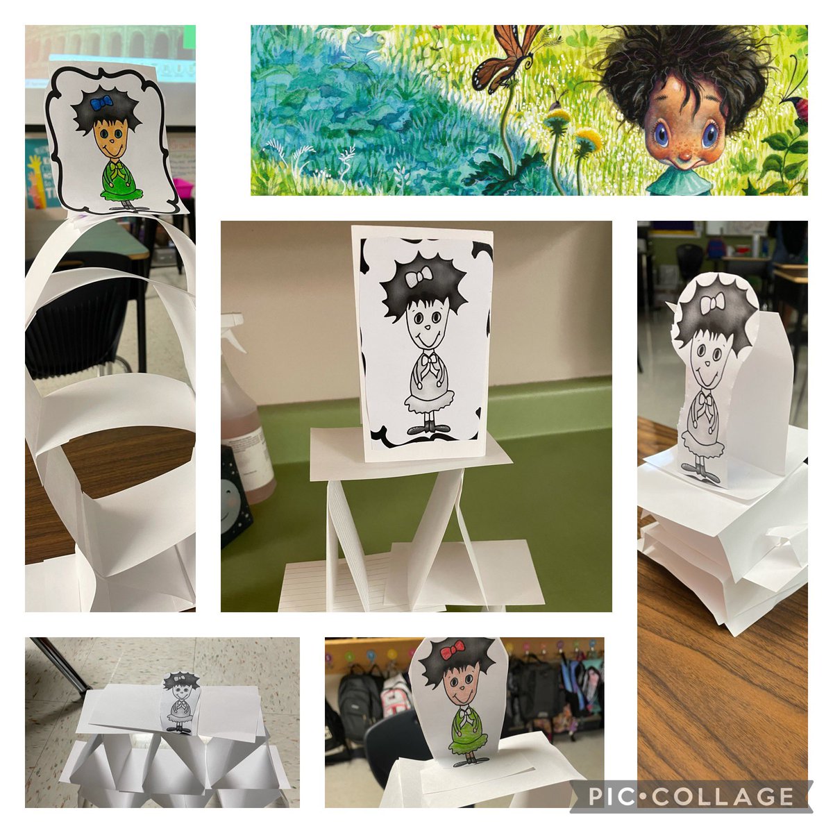 Laura Rodriguez (@lrod0806) on Twitter photo Stand Tall Molly Lou Melon + STEAM challenge = FUN
After reading this powerful book we had our class build a tower out of index cards for Molly to stand upon. Be unique & proud of who you are. Stand tall! Love my class. #kfeproud #kfestrong <a href="/NISDFranklinES/">Kay Franklin ES</a> Stand Tall Molly Lou Melon + STEAM challenge = FUN
After reading this powerful book we had our class build a tower out of index cards for Molly to stand upon. Be unique & proud of who you are. Stand tall! Love my class. #kfeproud #kfestrong <a href="/NISDFranklinES/">Kay Franklin ES</a>