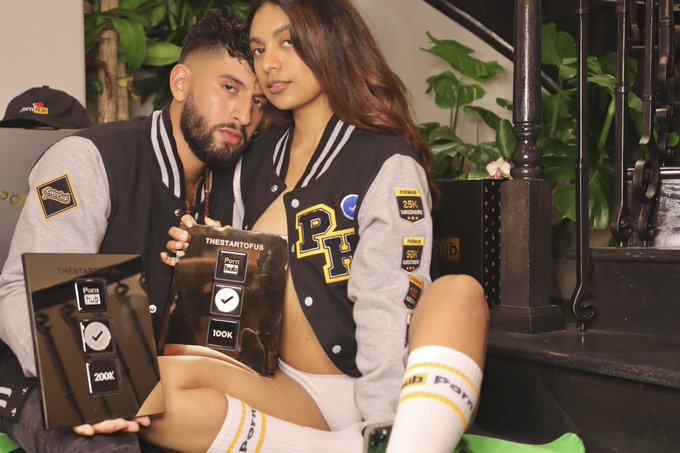 Celebrating our achievements on @Pornhub, THANK YOU! 🟧⬛️🥰😘😍 https://t.co/103qph7Iq1<a class="tags" href="/tag/pornhub">@pornhub</a><a href="/tag/phmodelcontest"class="tags"><span>#phmodelcontest</span></a>