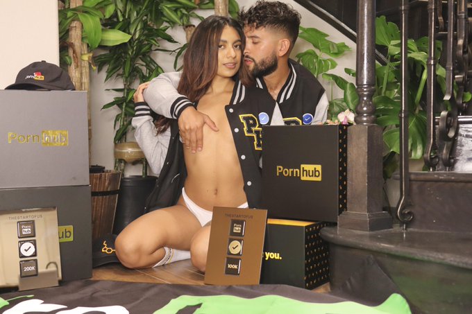 Celebrating our achievements on @Pornhub, THANK YOU! 🟧⬛️🥰😘😍 https://t.co/103qph7Iq1<a class="tags" href="/tag/pornhub">@pornhub</a><a href="/tag/phmodelcontest"class="tags"><span>#phmodelcontest</span></a>