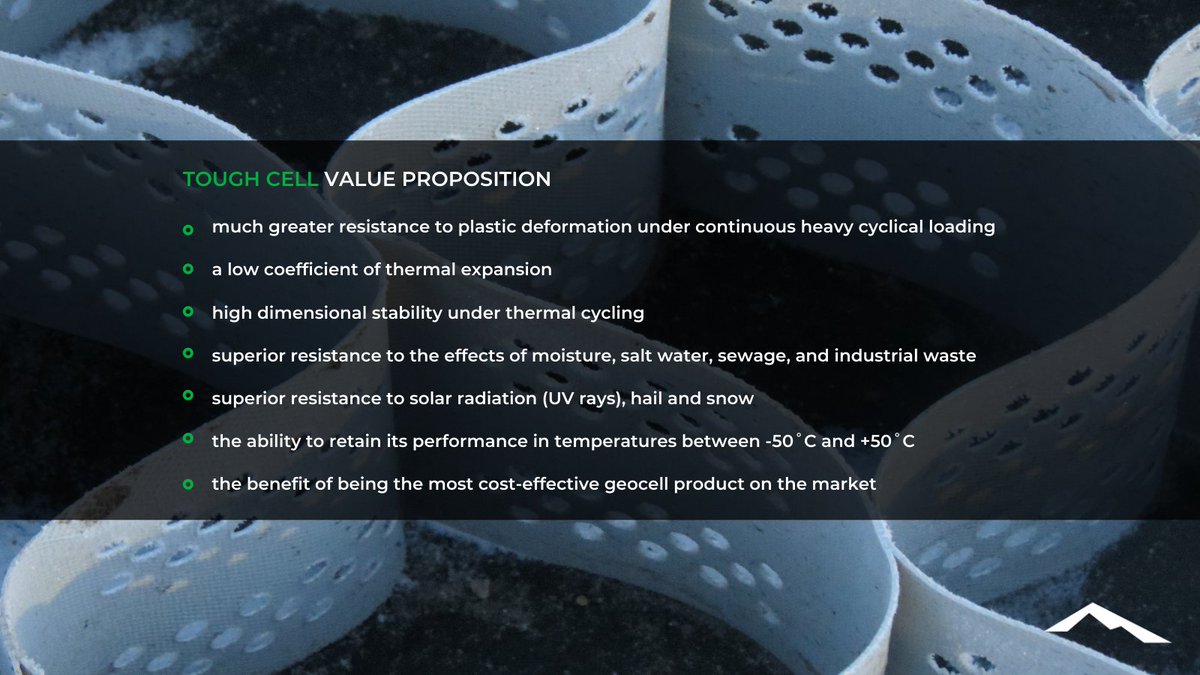 This is why Tough Cell is the superior choice for long-term engineering performance. Consider utilizing Paradox's unique NPA geocell and expertise for your next build so that you can be on #solidground.