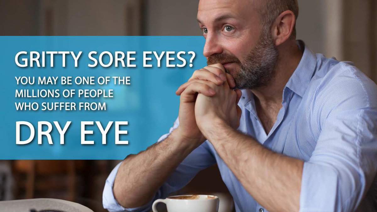 ow.ly/Lqxj102VDL3 Gritty sore eyes, possible cause = Dry eyes
Excess tears, possible cause = Dry eyes
Check this video for more information, help is available