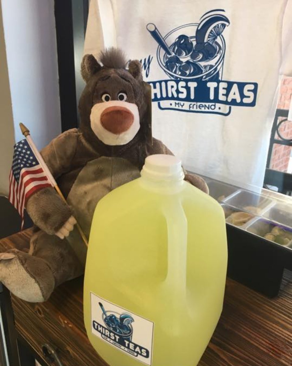 WaterToATeaFL's tweet photo. Celebrate the three-day weekend by treating yourself to your favorite lemonade from us! We hope to see you stop by. https://t.co/WeEqlMM6JZ