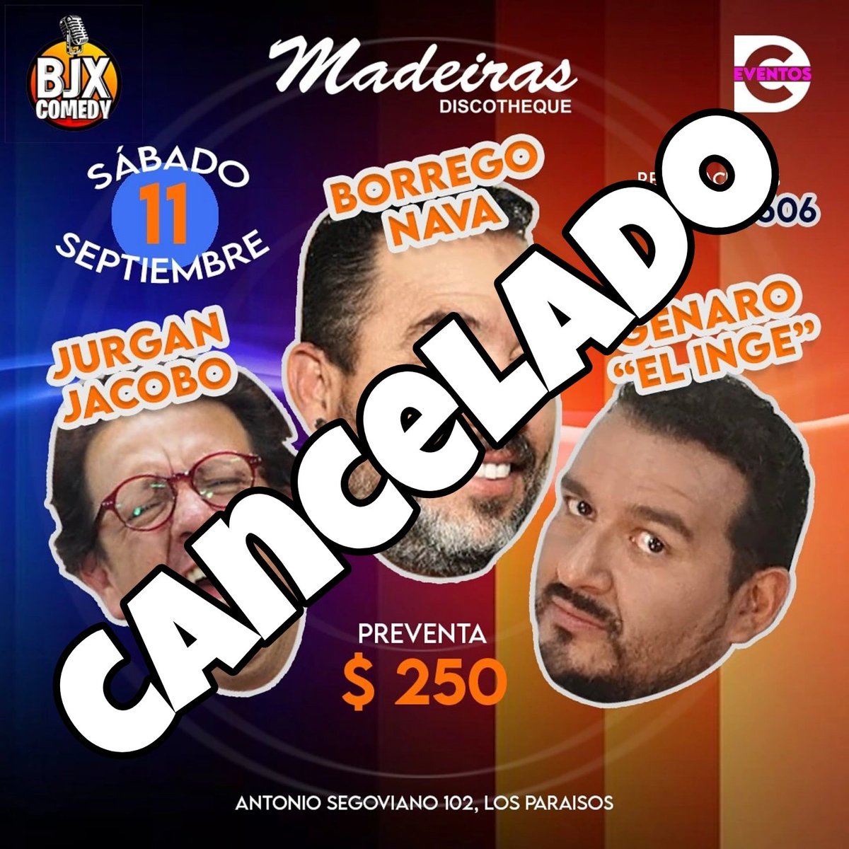 Este evento ya no se llevará a cabo, próximamente anunciaremos una nueva fecha y nuevo lugar. Por su comprensión gracias.