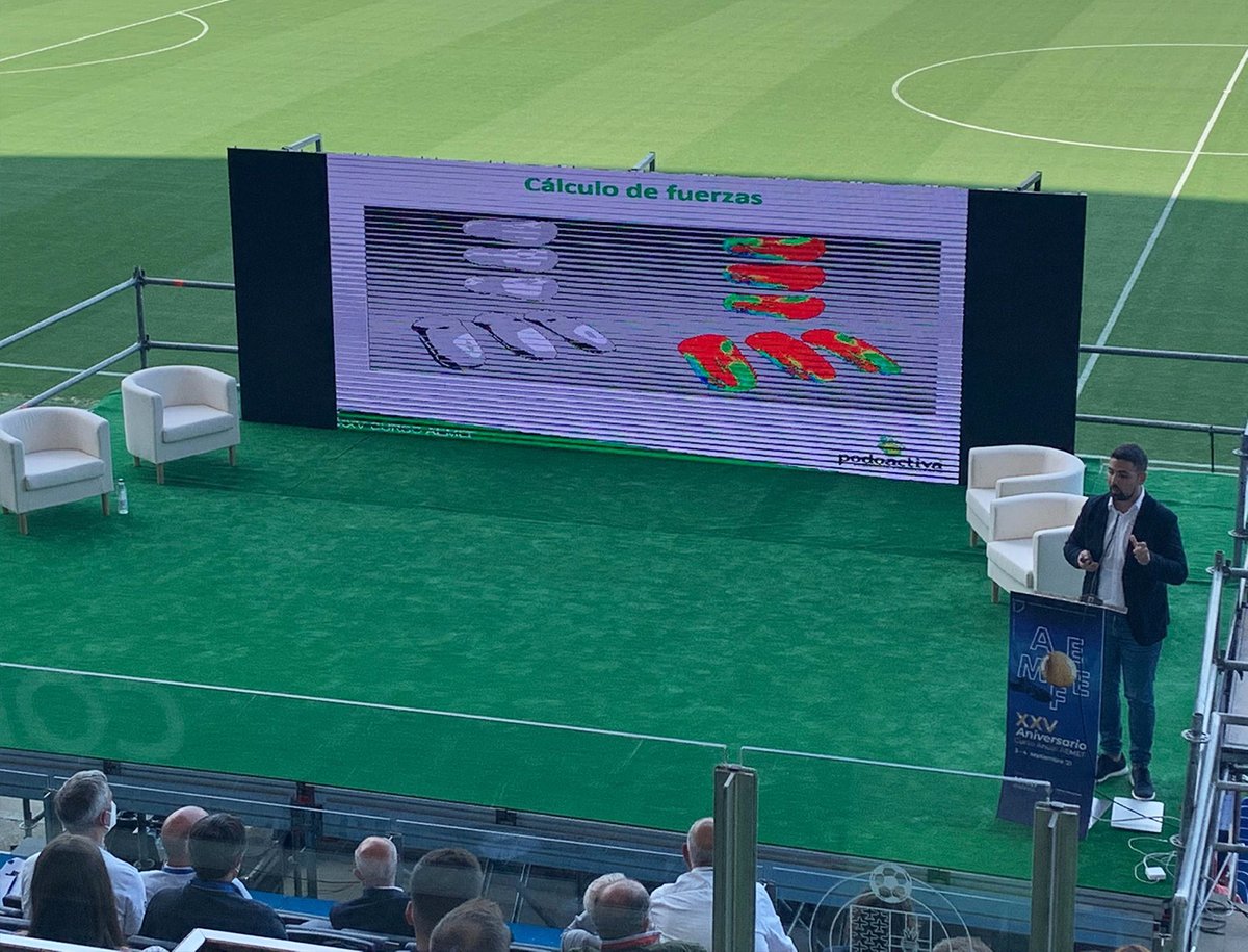 Presentes en el XXV Curso Anual de la Asociación Española de Médicos de Equipos de Fútbol (<a href="/AEMEF_/">AEMEF</a>).

🗣️ Dr. <a href="/AitorPM14/">Dr. Aitor Pérez</a>  - "Nuevas #tecnologías aplicadas a la #podología en el #fútbol"

¡Gracias por la invitación! #PodologíaDeportiva