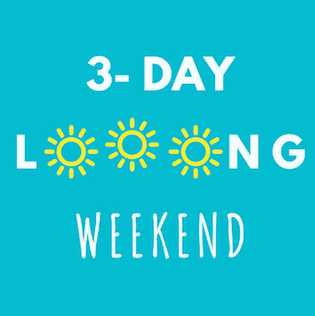 csdsocialworker's tweet photo. Just a reminder no school on Monday! Enjoy your weekend &amp; extra day off! ☀️ #relax #havefun #longweekend https://t.co/vhMoqJzuiI